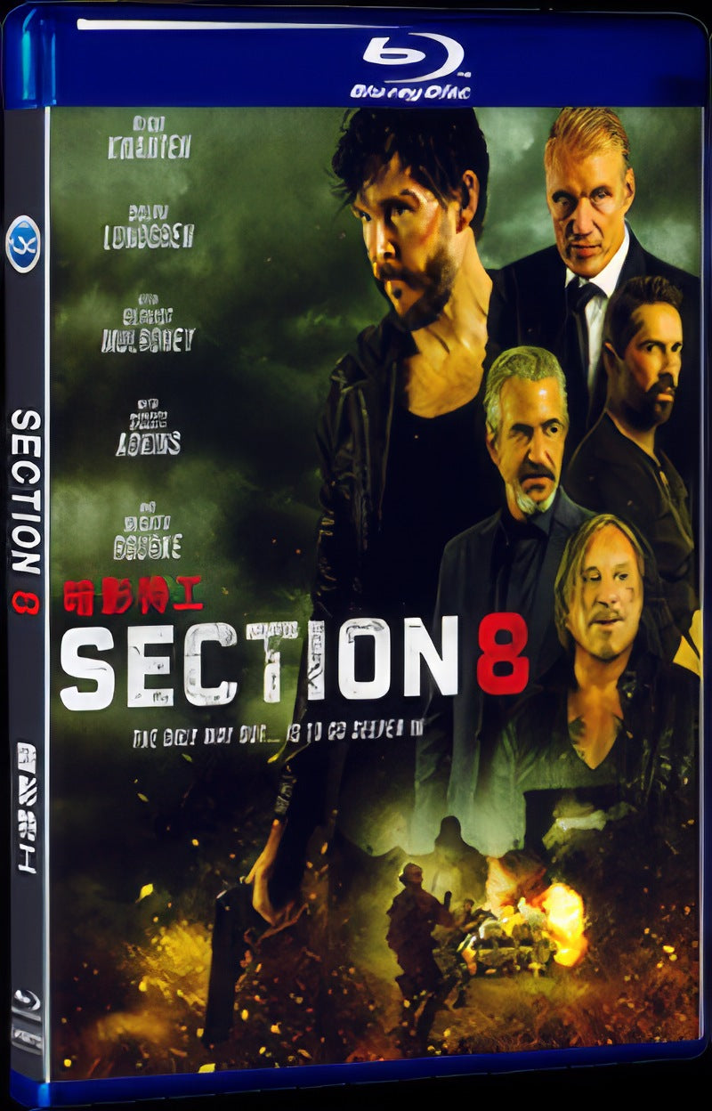 2022 Section Eight Movie 1-Disc Box Set for Gift Collection Blu-ray