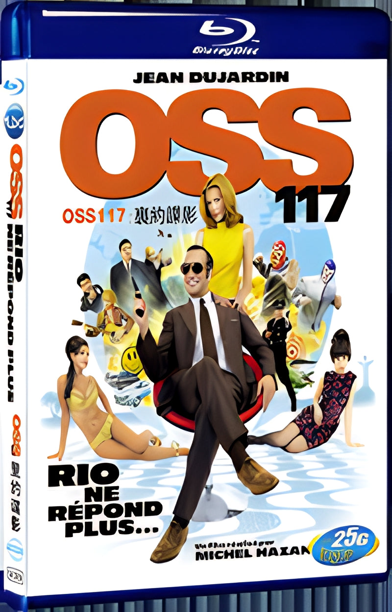 2009 OSS 117：Rio ne repond plus 1080P for Gift 1-Disc All RegionPlay Seal Box Blu-ray