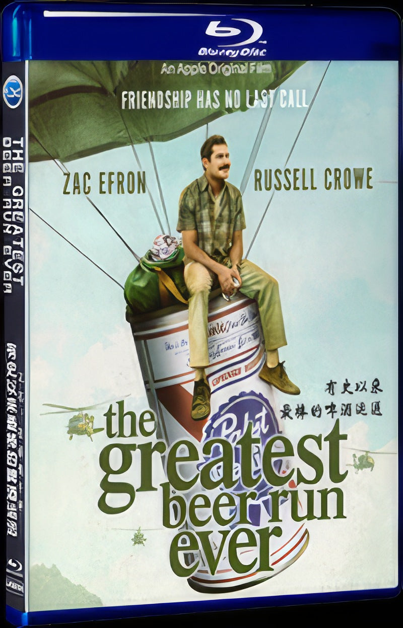 2022 The Greatest Beer Run Ever Movie 1-Disc Box Set for Gift Collection Blu-ray
