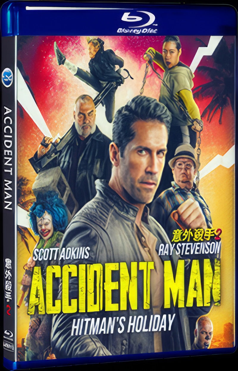 2022 Accident Man 2 Movie 1-Disc Box Set for Gift Collection Blu-ray