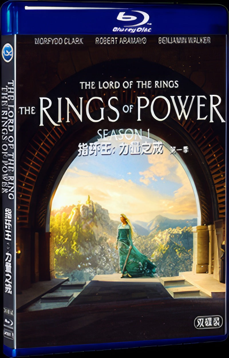 2022 The Lord of the Rings: The Rings of Power Season 1 Movie 2-Disc Box Set for Gift Collection Blu-ray