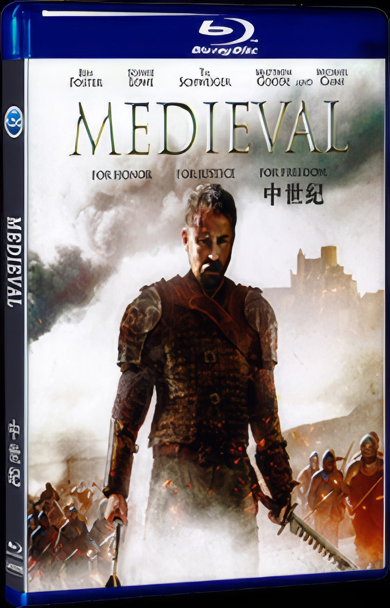 2022 Medieval Movie 1-Disc Box Set for Gift Collection Blu-ray