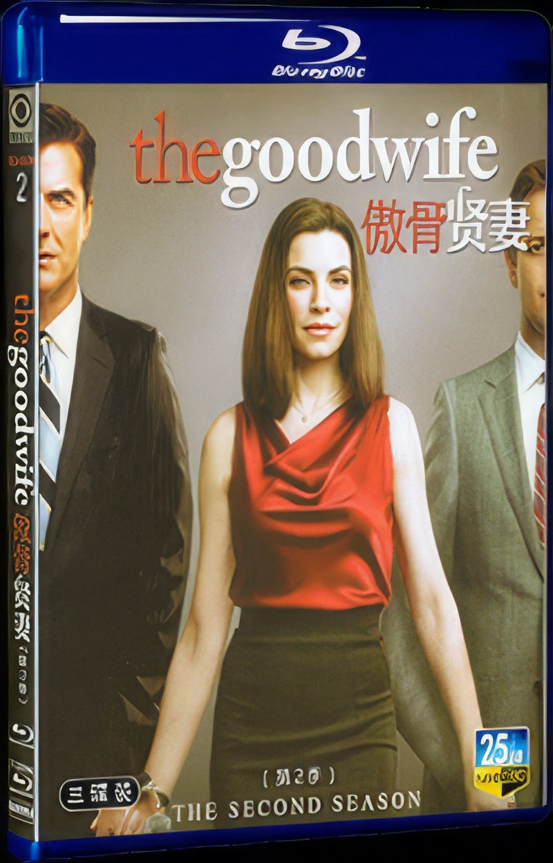 2010 The Good Wife Season 2 Movie 3-Disc Box Set for Gift Collection Blu-ray
