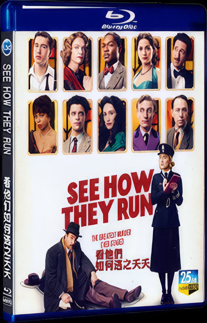 2022 See How They Run Movie 1-Disc Box Set for Gift Collection Blu-ray