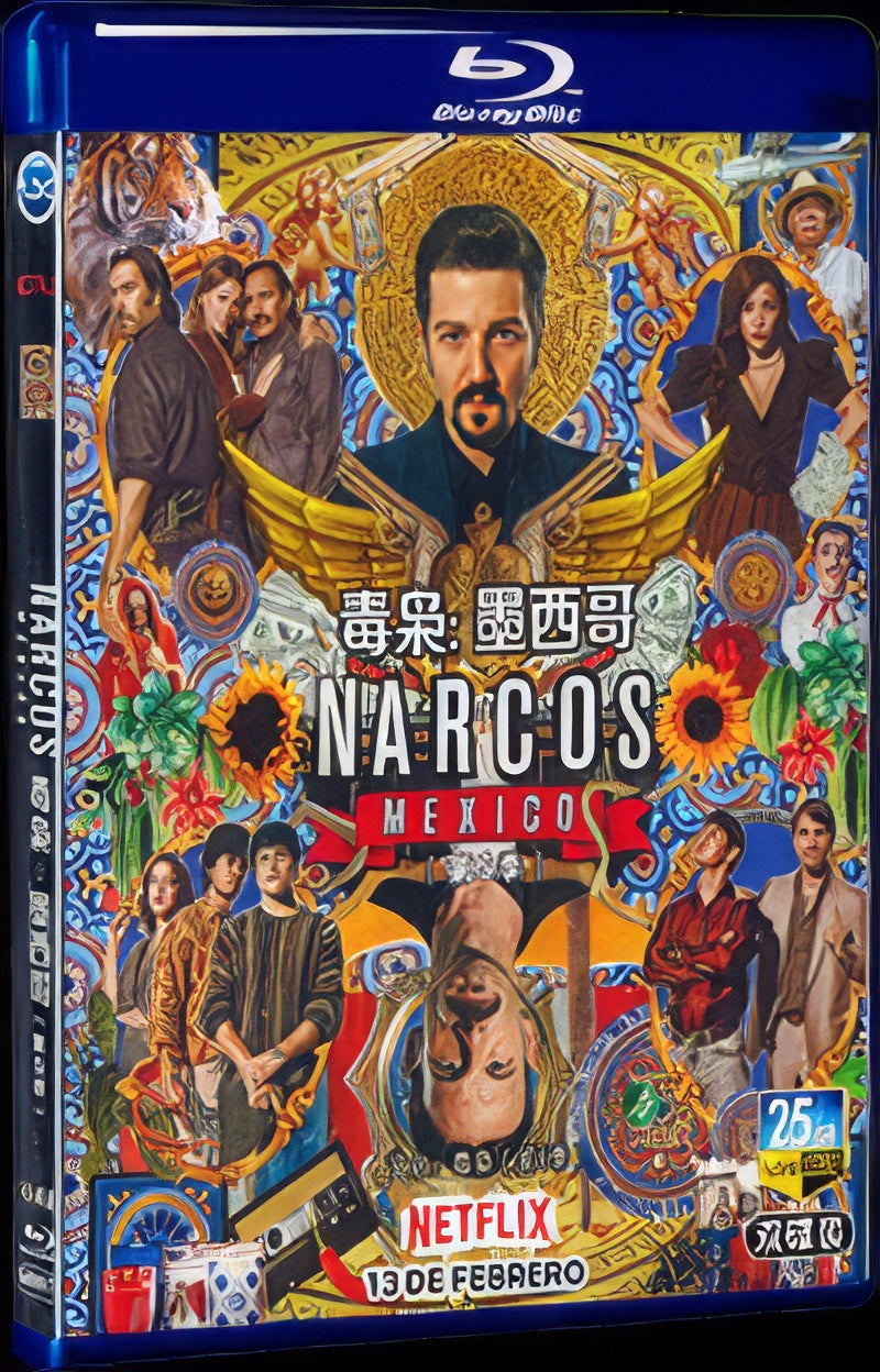 2020 Narcos: Mexico Season 2 Movie 2-Disc Box Set for Gift Collection Blu-ray