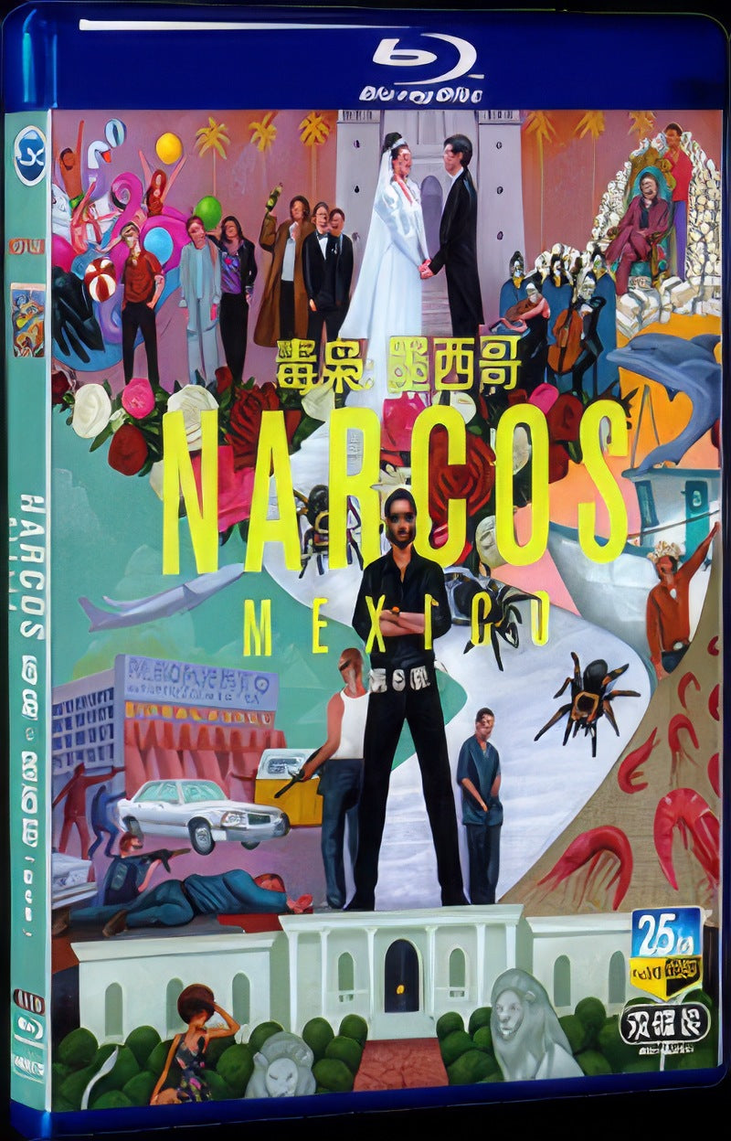 2021 Narcos: Mexico Season 3 Movie 2-Disc Box Set for Gift Collection Blu-ray