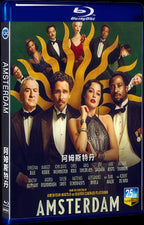 2022 Amsterdam Movie 1-Disc Box Set for Gift Collection Blu-ray