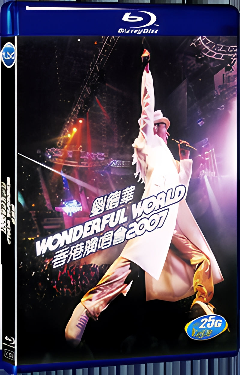 2007 Andy Lau Wonderful World Concert Live Hong Kong2007 1080P for Gift 1-Disc All RegionPlay Seal Box Blu-ray