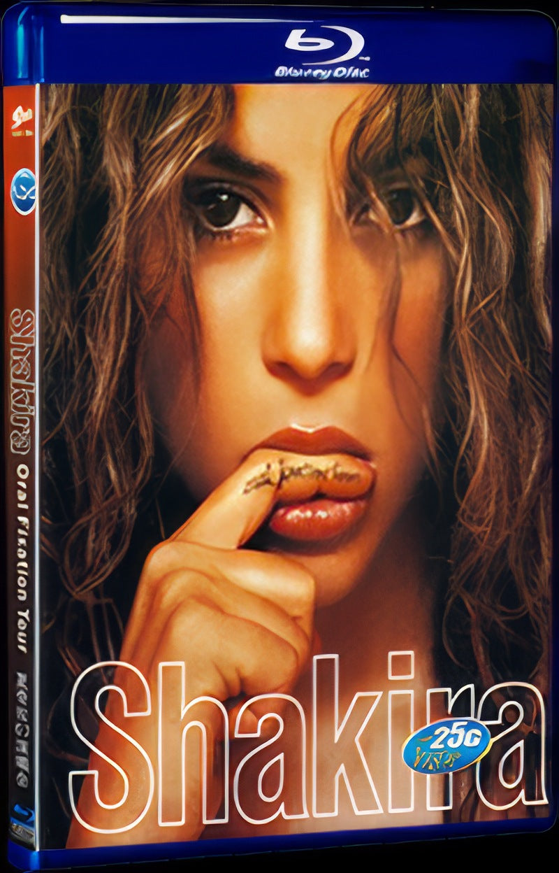 2007 Shakira-Oral Fixation Tour Movie 1-Disc Box Set for Gift Collection Blu-ray