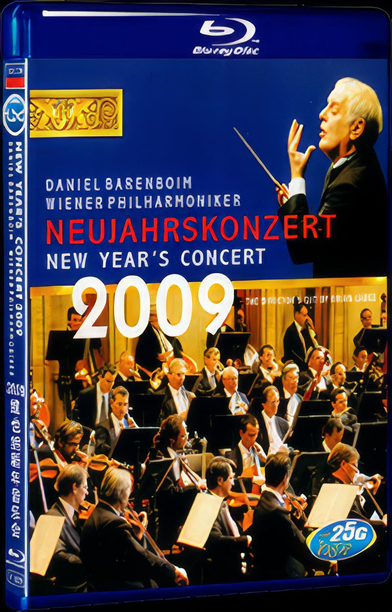 Vienna New Years Concert2009 Movie 1-Disc Box Set for Gift Collection Blu-ray
