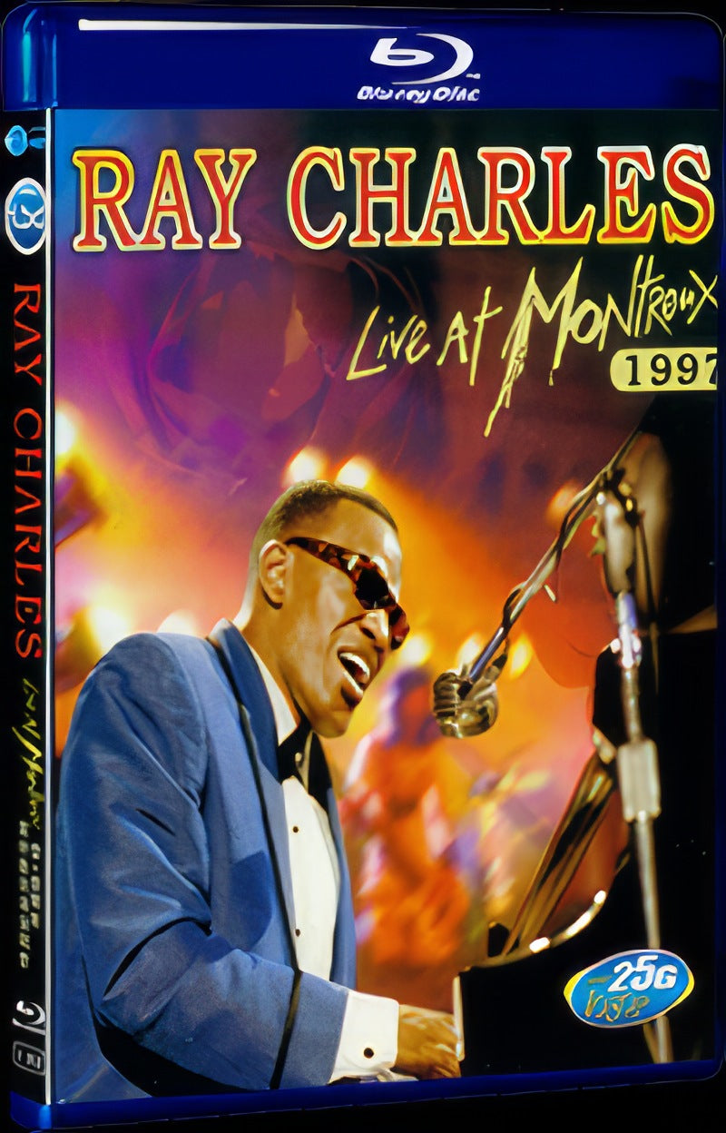 2002 Ray Charles Live At Montreux Movie 1-Disc Box Set for Gift Collection Blu-ray