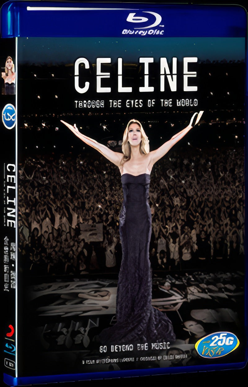 2010 Celine: Through the Eyes of the World Movie 1-Disc Box Set for Gift Collection Blu-ray
