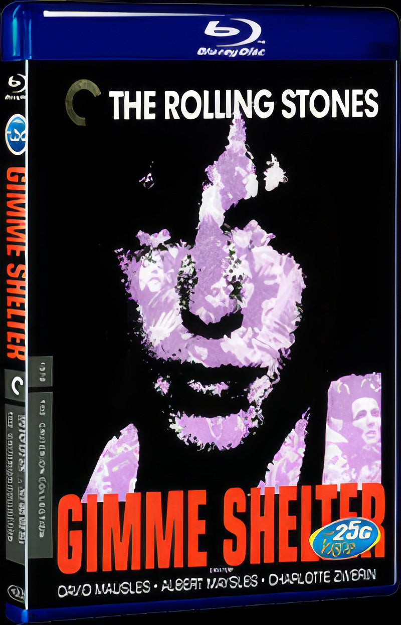 1970 The Rolling Stones Gimme Shelter Movie 1-Disc Box Set for Gift Collection Blu-ray