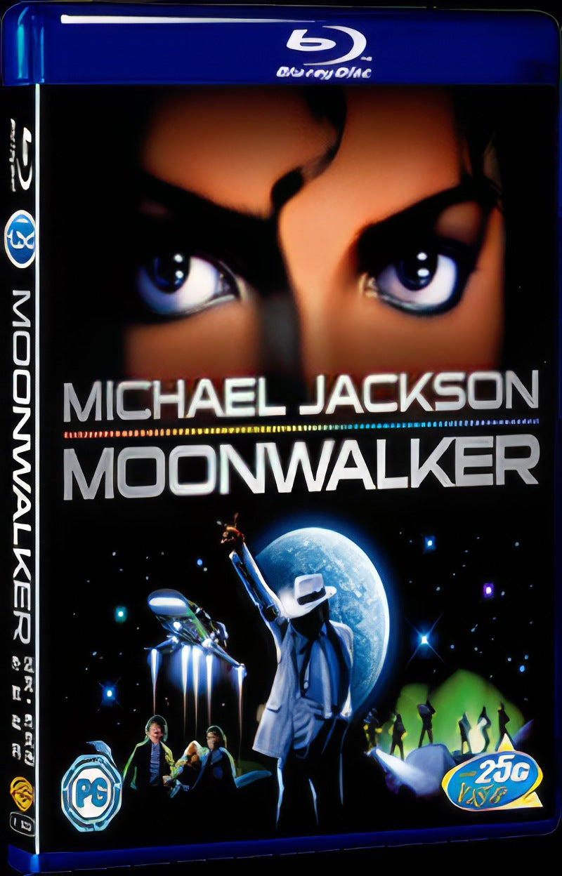 1988 Michael Jackson Moonwalker Movie 1-Disc Box Set for Gift Collection Blu-ray