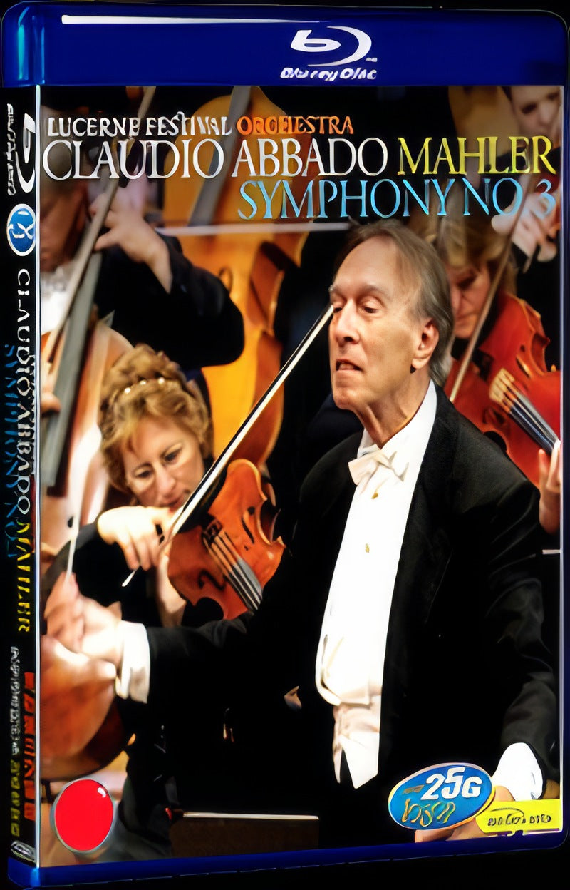 Claudio Abbado mahler symphony NO.3 Movie 1-Disc Box Set for Gift Collection Blu-ray