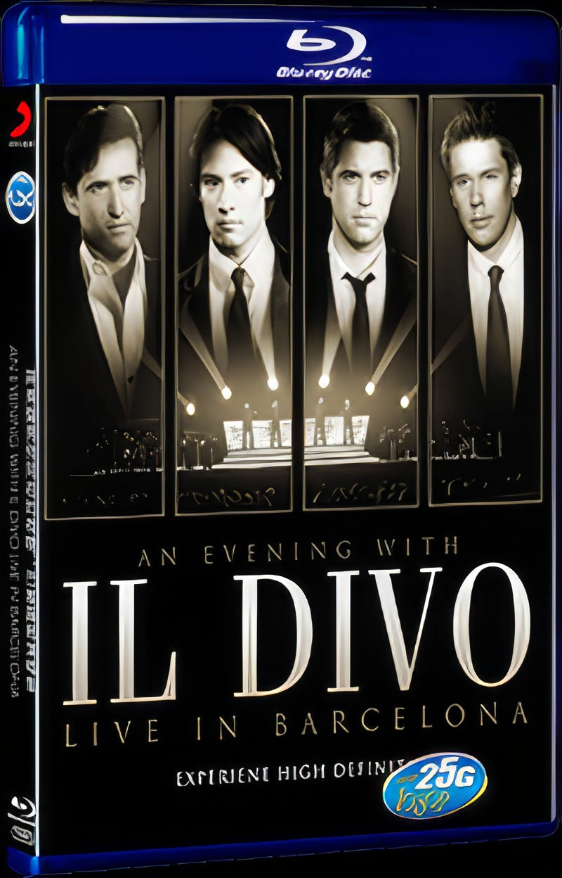An Evening With Il Divo: Live In Barcelona Movie 1-Disc Box Set for Gift Collection Blu-ray