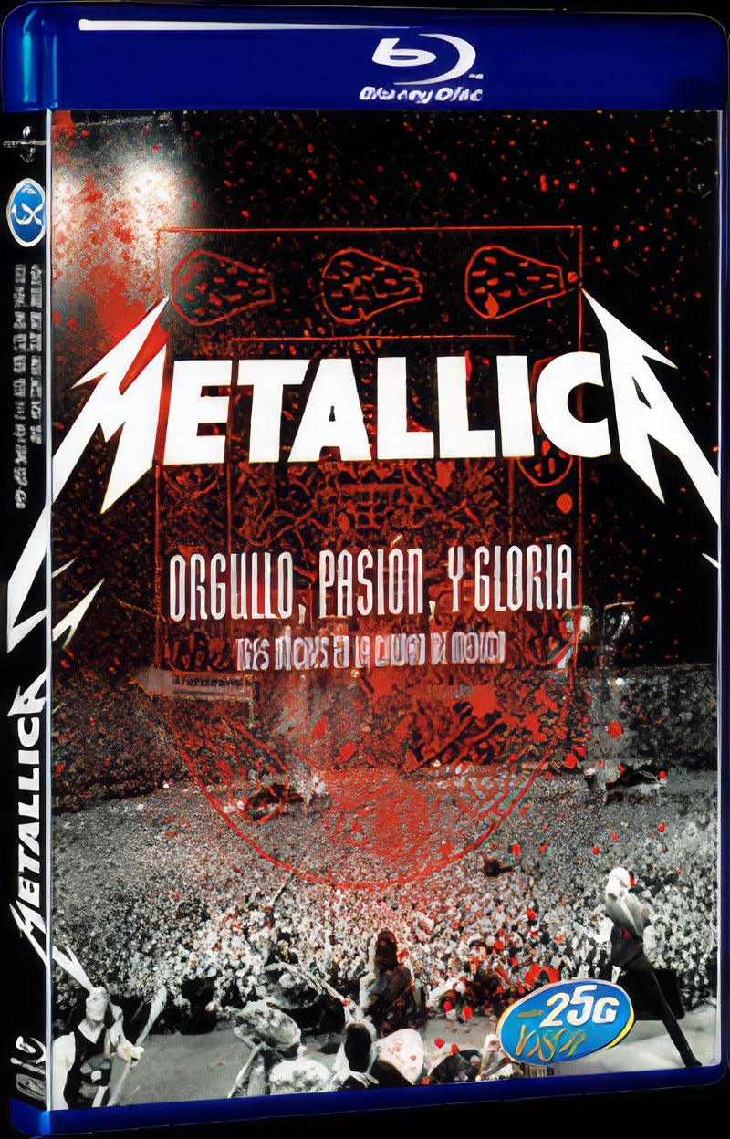 Metallica.Orgullo.Pasion.Y.Gloria.Tres.Noches.En.Mexico.2009 Movie 1-Disc Box Set for Gift Collection Blu-ray