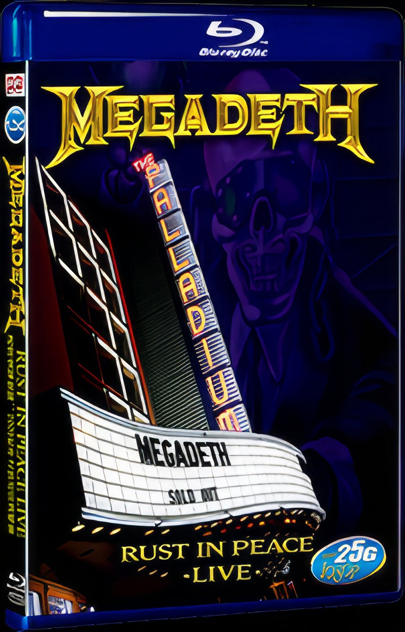 Megadeth:Rust in Peace Live Movie 1-Disc Box Set for Gift Collection Blu-ray
