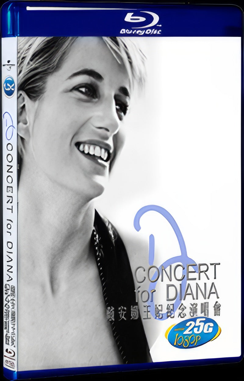 Princess Diana Memorial Concert Movie 1-Disc Box Set for Gift Collection Blu-ray