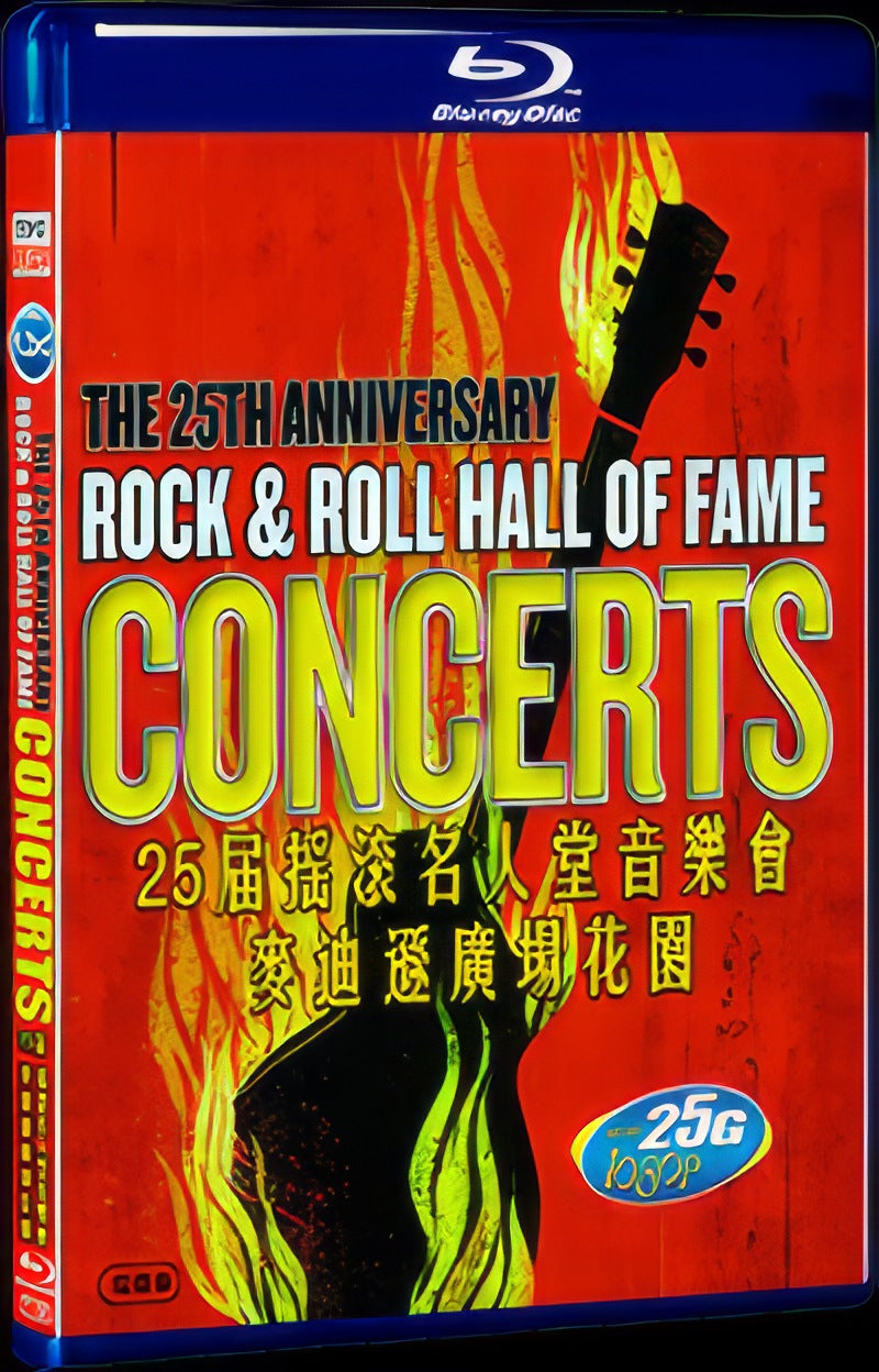 Anniversary Rock&Roll Hall of Fameconcert 1-2 Movie 2-Disc Box Set for Gift Collection Blu-ray