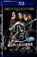 Die Fantastischen Vier Live in 3D Movie 1-Disc Box Set for Gift Collection Blu-ray