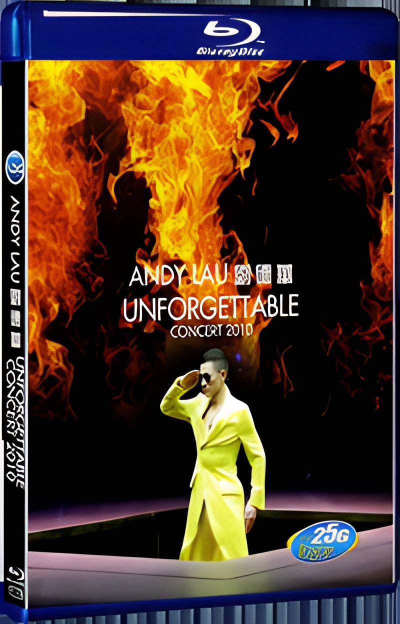 Andy Lau Unforgettable Concert 2010 Concert 1080P for Gift 1-Disc All RegionPlay Seal Box Blu-ray