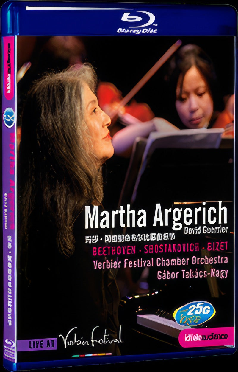 MARTHA ARGERICH EBBTHOWEN SCARLATTI SHOSTAKOVICH BIZET Movie 1-Disc Box Set for Gift Collection Blu-ray