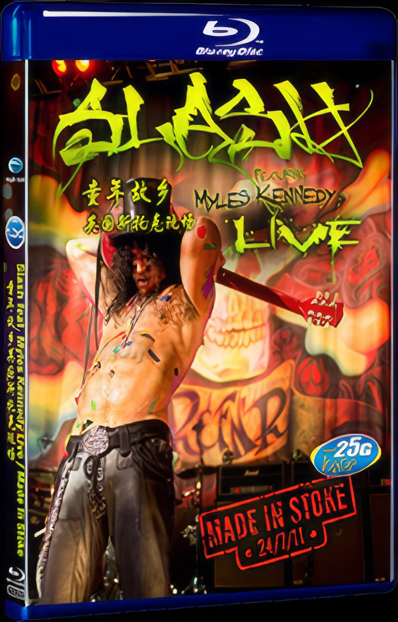 2011 Slash - Live - Made In Stoke Movie 1-Disc Box Set for Gift Collection Blu-ray