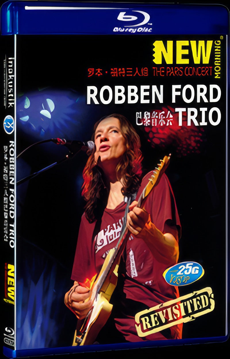 Robben Ford Trio 2010 Paris Live Concert Movie 1-Disc Box Set for Gift Collection Blu-ray