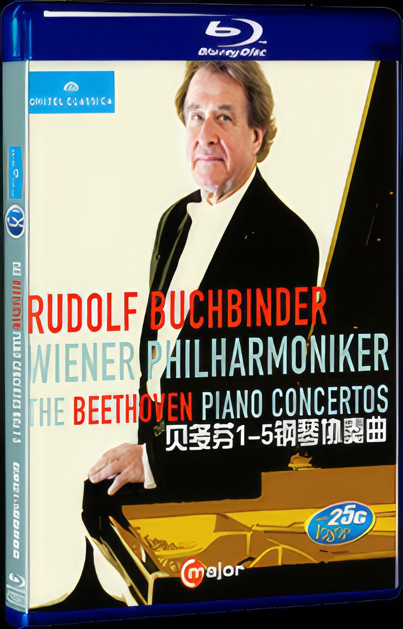 RUDOLF BUCHBINDER WIENER PHILHARMONIKER THE BEETHOVEN PIANO CONCERTOS Movie 1-Disc Box Set for Gift Collection Blu-ray