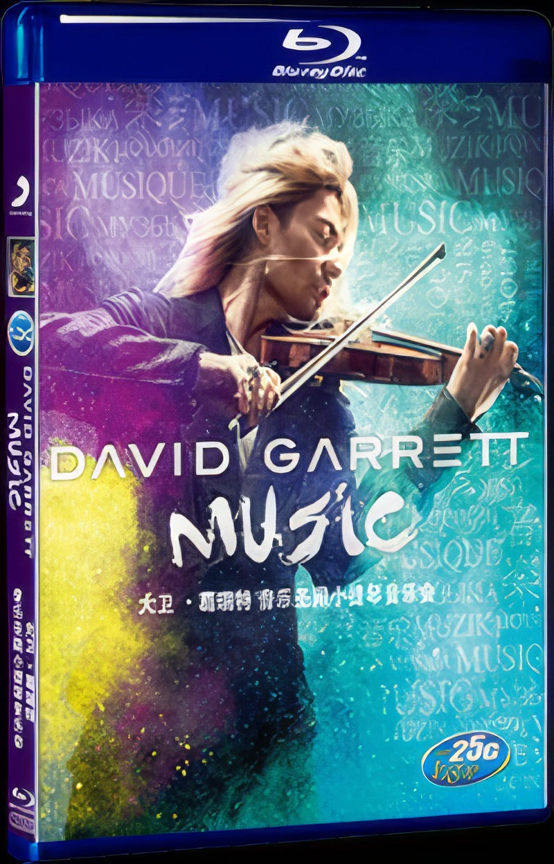 DAVID GARRETT MUSIC LIVE IN CONCERT Movie 1-Disc Box Set for Gift Collection Blu-ray
