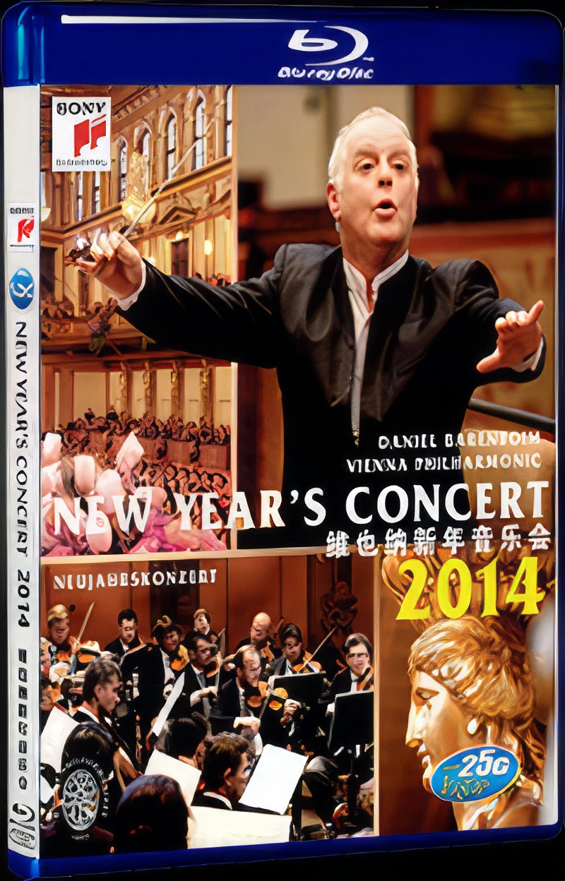 2014 Vienna New Year's Concert Movie 1-Disc Box Set for Gift Collection Blu-ray