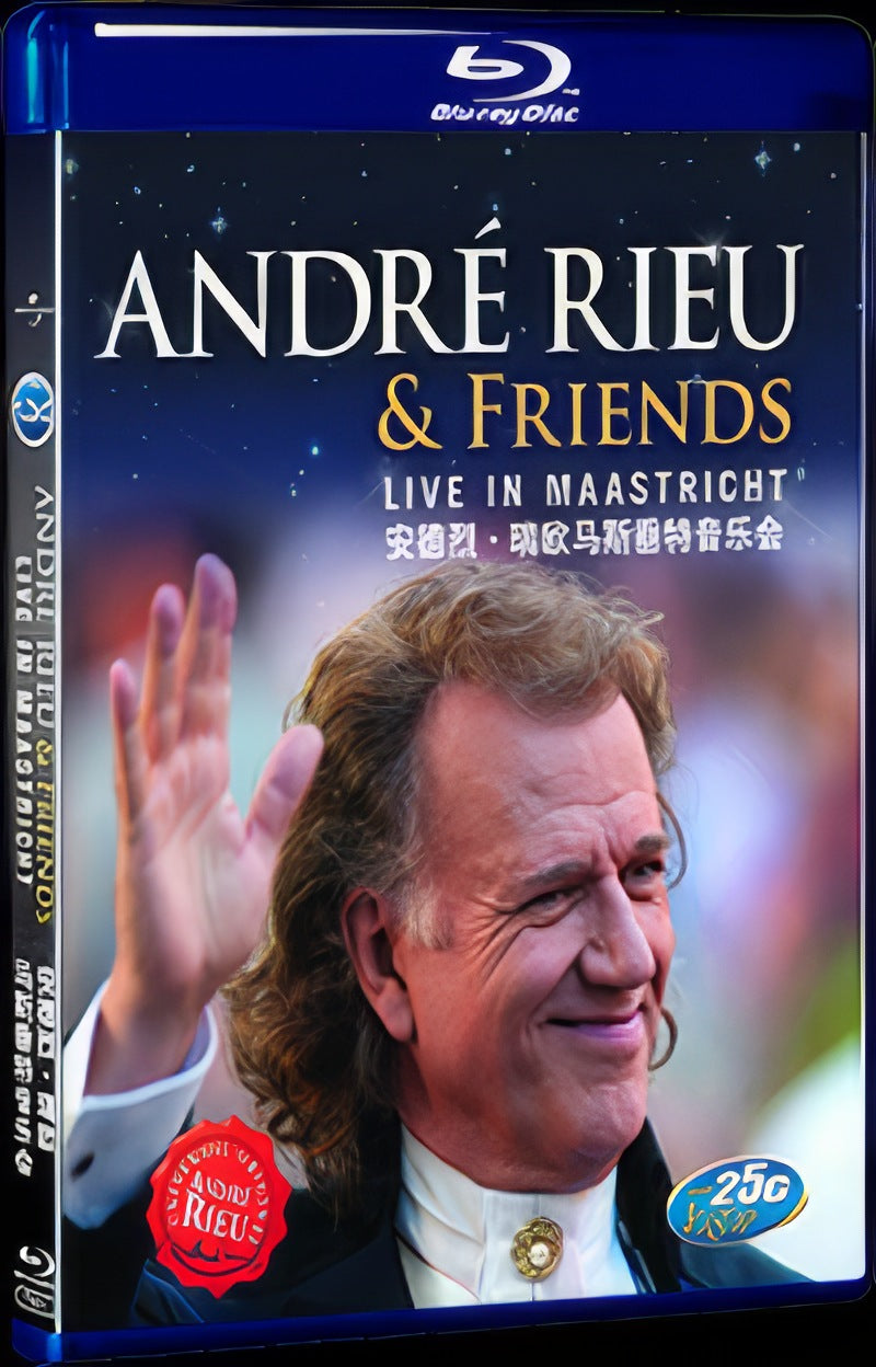 ANDRE RIEU AND FRIENDS Movie 1-Disc Box Set for Gift Collection Blu-ray