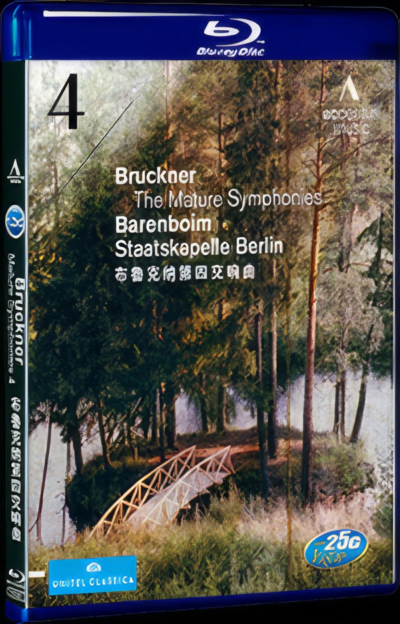 Bruckner's Fourth Symphony - Romantic Movie 1-Disc Box Set for Gift Collection Blu-ray