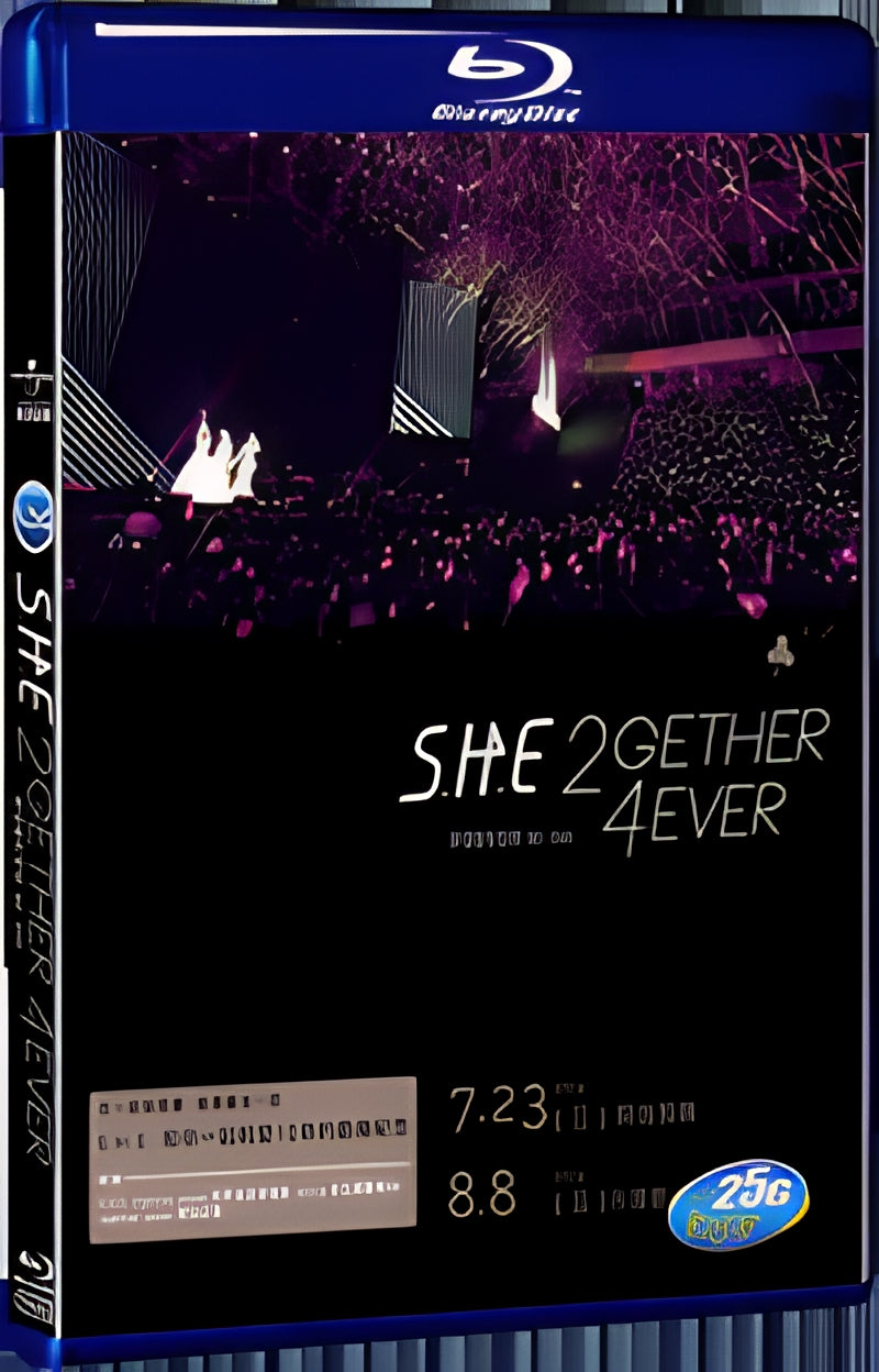 2014 S.H.E -2gether 4ever live concert in Taipei 1080P for Gift 1-Disc All RegionPlay Seal Box Blu-ray