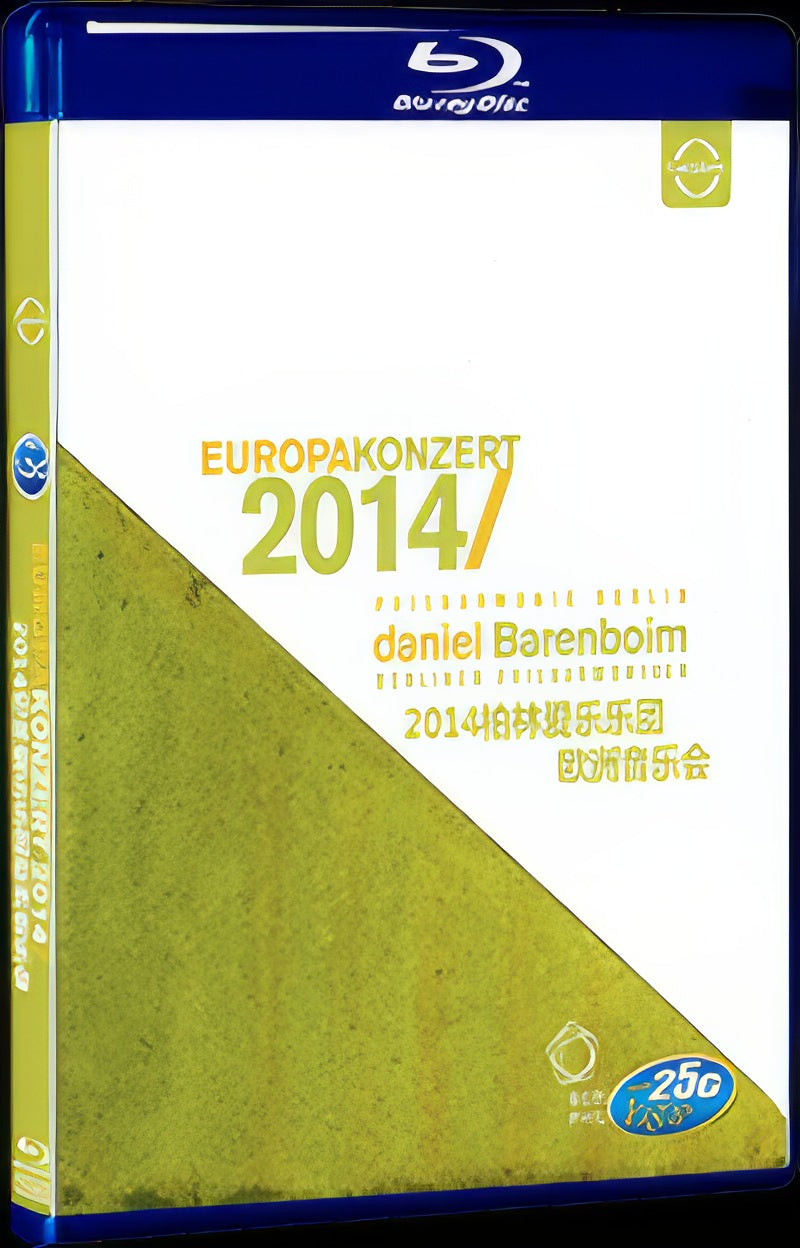 2014 2014 Berlin Philharmonic European Concert Movie 1-Disc Box Set for Gift Collection Blu-ray