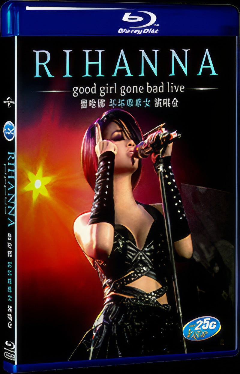 Rihanna: Good Girl Gone Bad Live (2009) Movie 1-Disc Box Set for Gift Collection Blu-ray