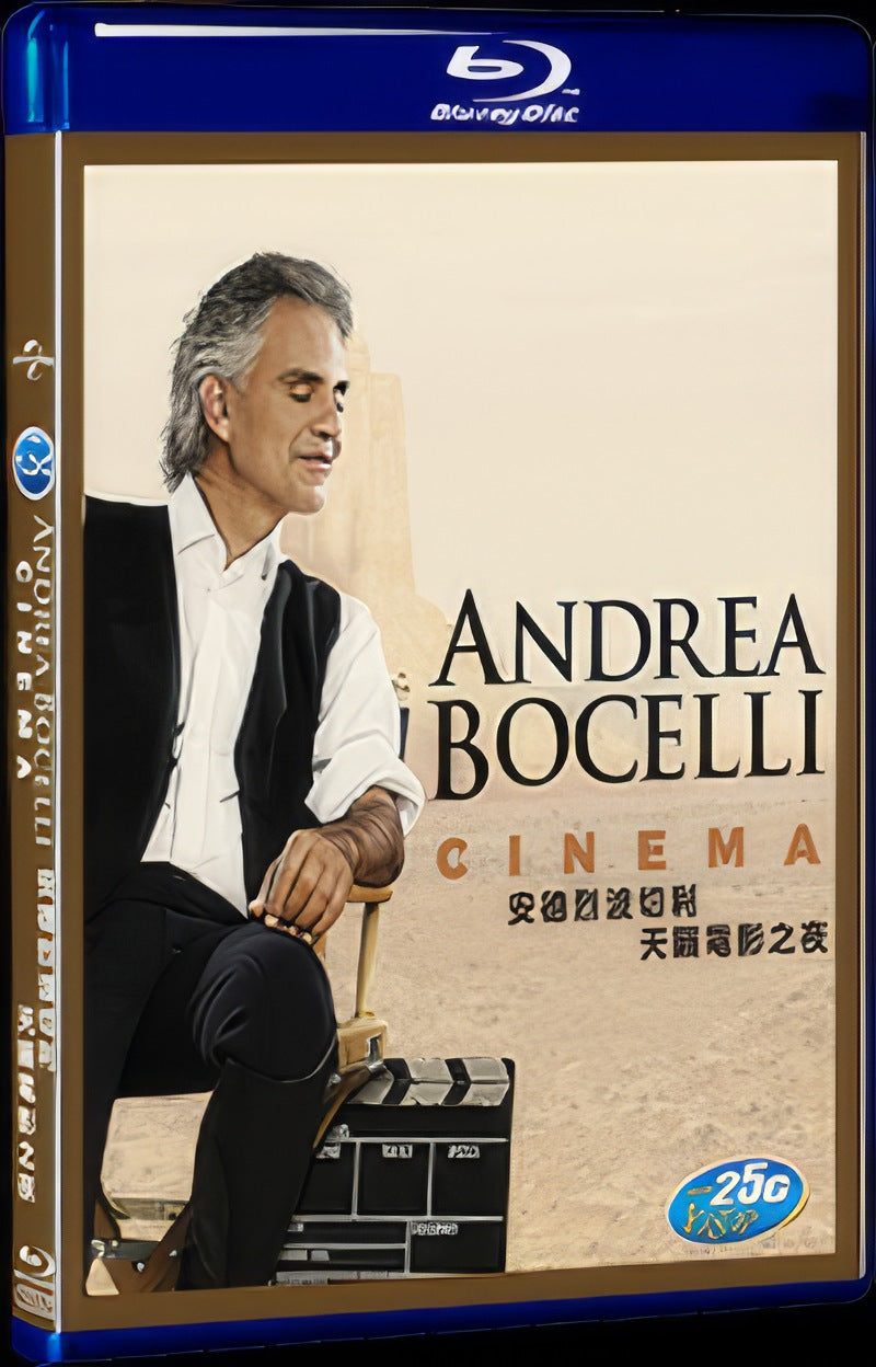 Andrea Bocelli - Cinema (2015) Movie 1-Disc Box Set for Gift Collection Blu-ray
