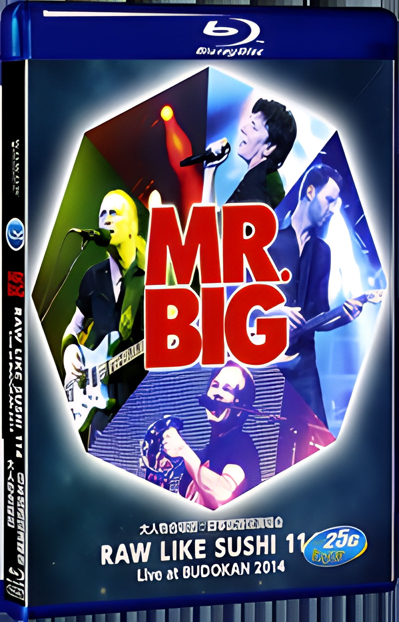 2015 Mr Big - Raw Like Sushi 114: Live At Budokan(2015) 1080P for Gift 1-Disc All RegionPlay Seal Box Blu-ray
