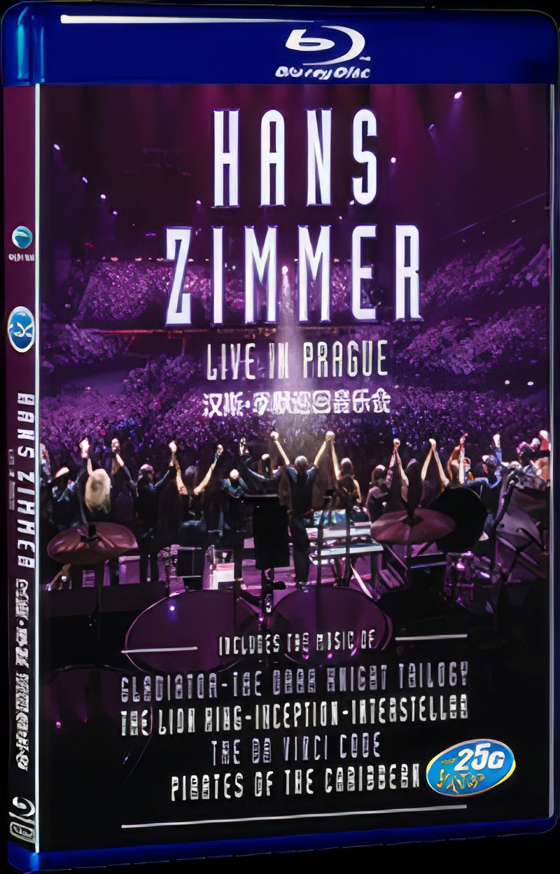 Hans Zimmer Live on Tour (2017) Movie 1-Disc Box Set for Gift Collection Blu-ray