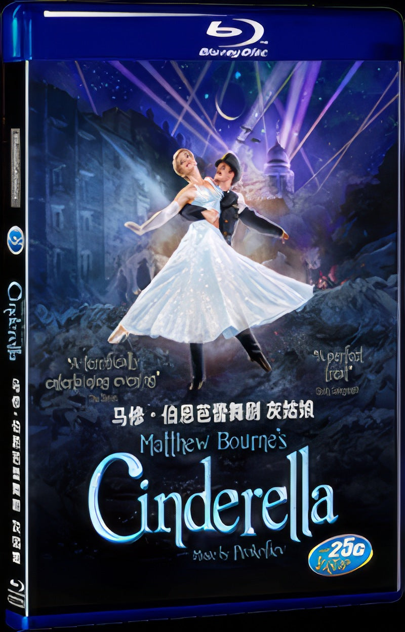 2018 Matthew Byrne Ballet Cinderella Movie 1-Disc Box Set for Gift Collection Blu-ray