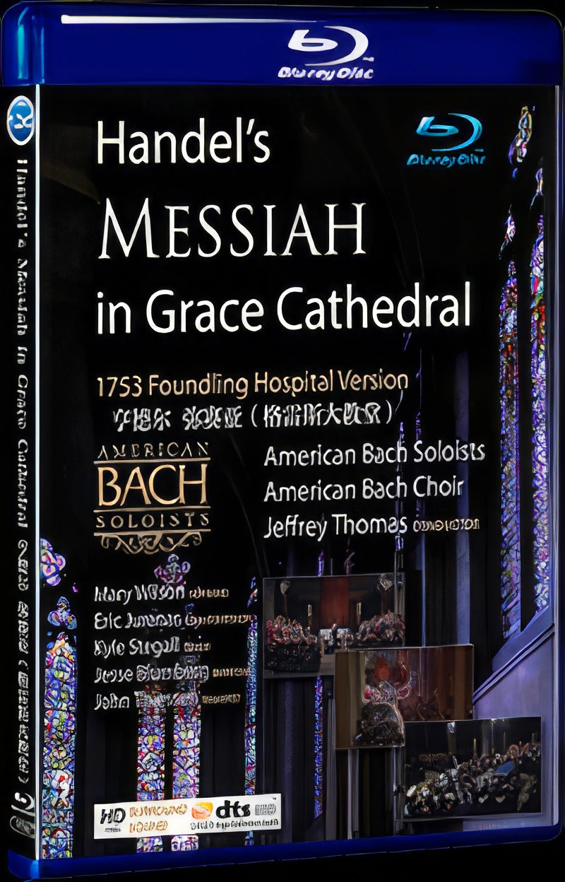 2015 Handel's Messiah in Grace Cathedral Movie 1-Disc Box Set for Gift Collection Blu-ray