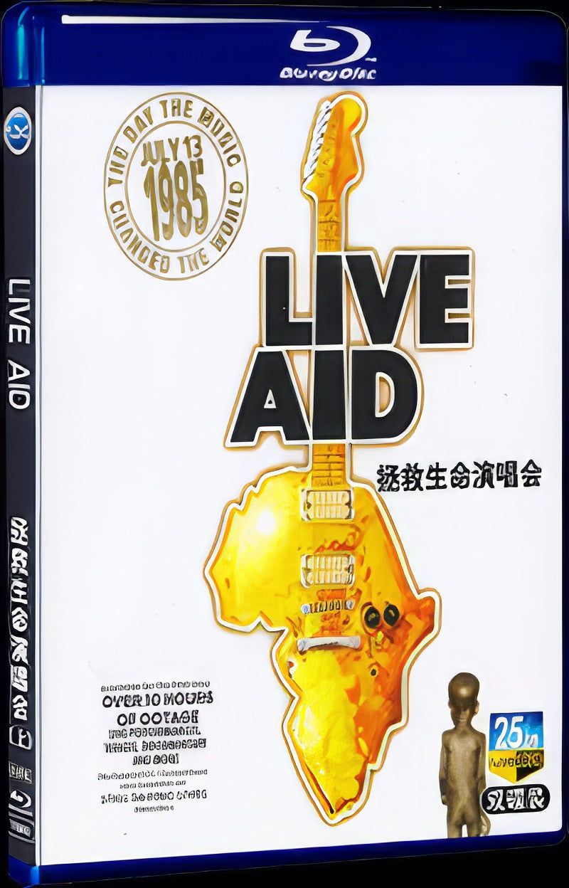 1985 Live Aid Movie 4-Disc Box Set for Gift Collection Blu-ray