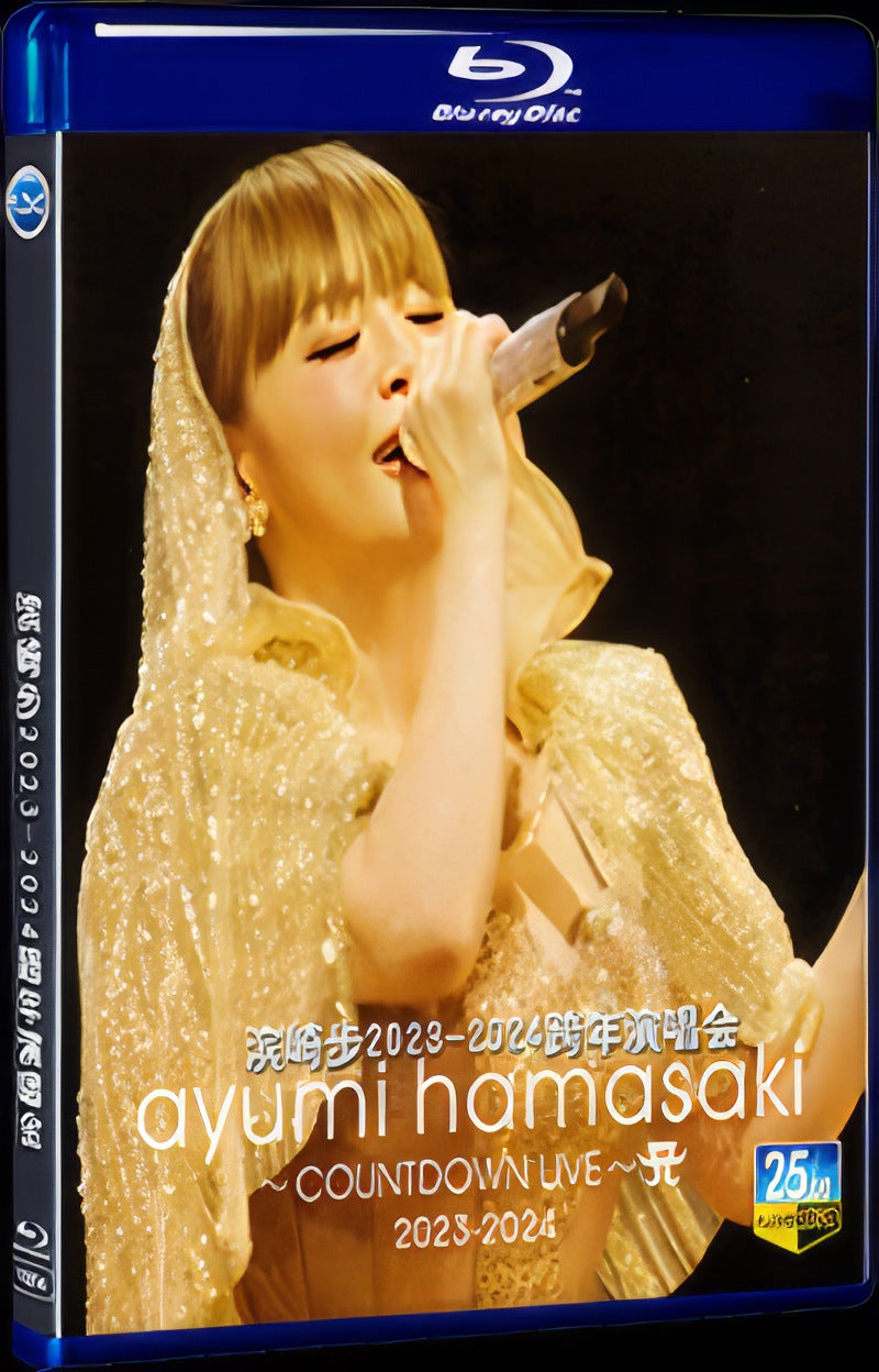 Ayumi Hamasaki COUNTDOWN LIVE 2023-2024 Movie 1-Disc Box Set for Gift Collection Blu-ray