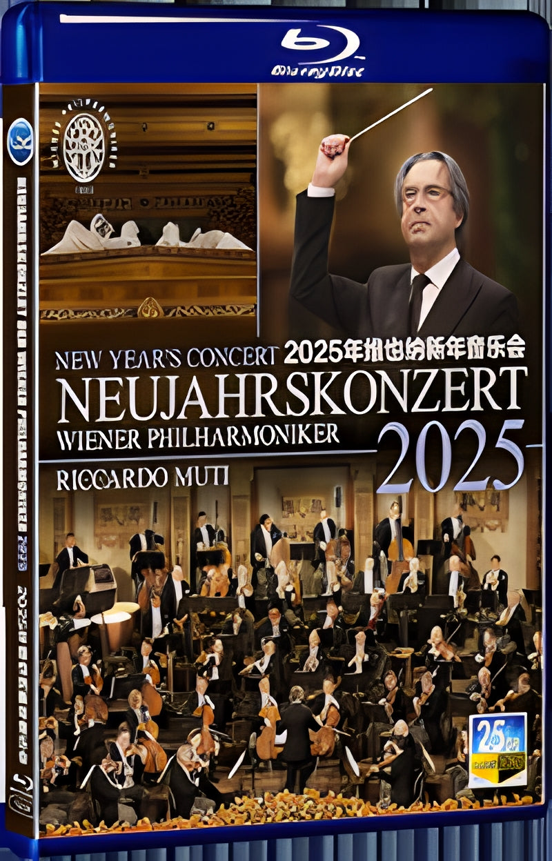 2025 Neujahrskonzert der Wiener Philharmoniker (2025) 1080P for Gift 1-Disc All RegionPlay Seal Box Blu-ray